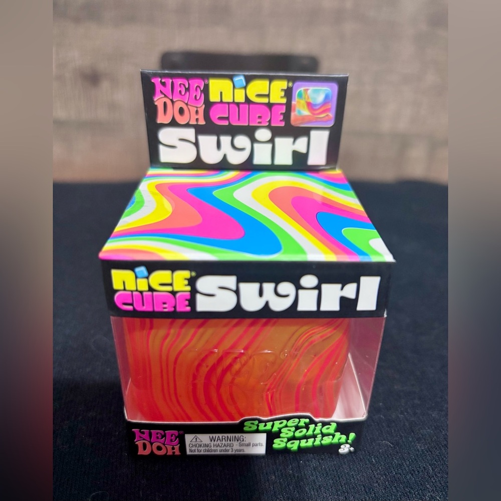 Nice Cube Swirl - Pink and Orange swirl